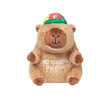 FuzzYard Cap-Ybara Plush Dog Toy