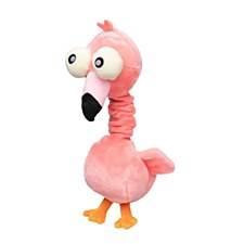 FuzzYard Neckole The Flamingo Dog Toy