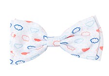 FuzzYard Pet Bow Tie Flying High White with Clouds Large