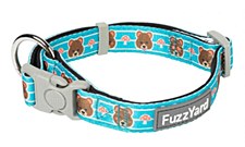 FuzzYard Dog Collar Fuzz Bear Medium