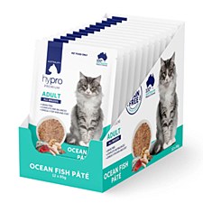 Hypro Grain Free Ocean Fish Pate 12x85g Wet Cat Food