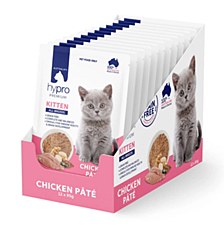 Hypro Grain Free Chicken Pate 12x85g Wet Kitten Food