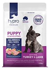 Hypro Premium Grain Free Puppy Turkey & Lamb 2.5kg Dry Dog Food