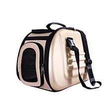 Ibiyaya Pet Carrier Classic EVA Collapsible Beige