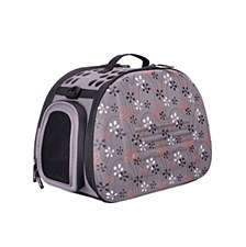 Ibiyaya Shoulder Pet Carrier Collapsible Grey