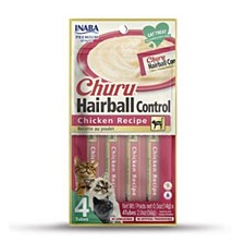 INABA Churu Hairball Control Chicken Recipe Cat Treat 56g