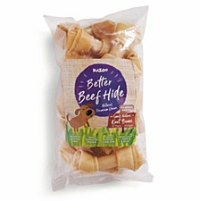 Kazoo Natural Knot Bones 10cm Dog Treats (12 Pack)