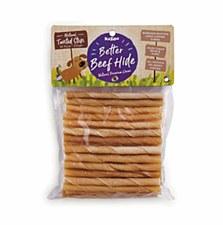 Kazoo Natural Twisted Stick Dog Treats (50 Pack)