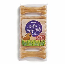 Kazoo Natural Smoked Mighty Bones 11cm Dog Treats (6 Pack)