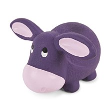Kazoo Latex Dinky Donkey Medium Dog Toy