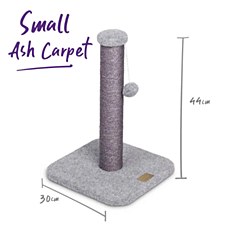 Kazoo Small Ash Carpet Cat Scratch Post