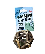 K9 Homes Organic Matatabi Cage Catnip Ball Cat Toy