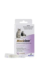 Moxiclear For Kittens and Small Cats up to 4kg (3 Pack)