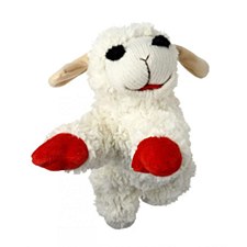 Multi Pet Lamb Chop Small Plush Dog Toy
