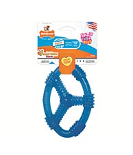 Nylabone Puppy Freezer Ring Peanut Butter Flavour Chew Dog Toy