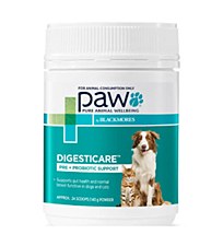 Paw Digesticare Pre + Probiotic Support Powder for Dogs & Cats