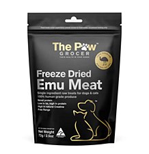 The Paw Grocer Freeze Dried Emu Meat Pet Treats 72g