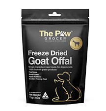 The Paw Grocer Freeze Dried Goat Offal Pet Treats 72g