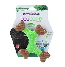 Paws & Claws Boobone TPR Dental 4-Way Bone Spearmint Dog Toy