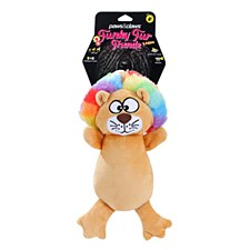 Paws & Claws Funky Fur Friendz Lion Plush Dog Toy