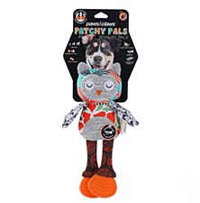 Paws & Claws Patchy Pals Sensory Owl Dog Toy