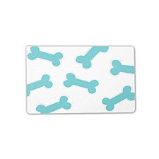 PetRageous Kool Pet Turqoise & White Bones Placemat