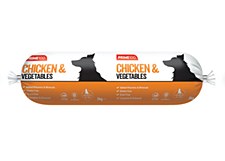 Prime100 Cooked Roll with Chicken & Vegetables 3kg Wet Dog Food