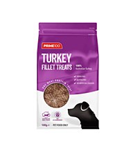 Prime100 Turkey Fillets Dog Treats 100g