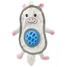 Puppy Play Flatty Crinkle Treat Belly Unicorn Dog Toy
