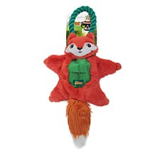 All For Paws Safari Air Crinkle Fox with Rope Dog Toy