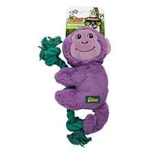 All For Paws Cuddle Monkey with Rope Dog Toy