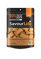 Savourlife Peanut Butter Flavour Biscuits Dog Treats 500g