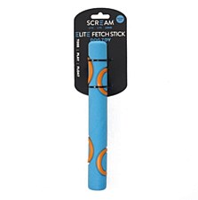 Scream Elite Fetch Stick Loud Blue & Orange Medium Dog Toy
