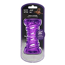 Scream Xtreme Treat Bone For Medium to Large Breeds Purple