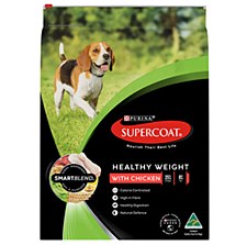 Supercoat Healthy Weight with Chicken 2.6kg Dry Dog Food