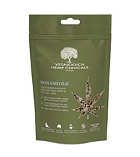 Vetalogica Hemp Clinicals Skin and Coat Cat Treats 100g