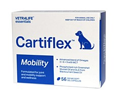 Vetralife Cartiflex Mobility Support for Dogs Capsules (56 Pack)
