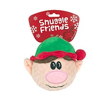 Allpet Snuggle Friends Elf Ball Christmas Dog Toy