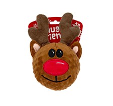 Allpet Snuggle Friends Reindeer Ball Christmas Dog Toy