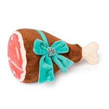 FuzzYard Humongous Holiday Ham Christmas Dog Toy