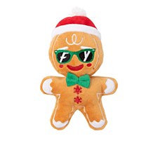 FuzzYard Jolly Gingerboi Small Christmas Dog Toy