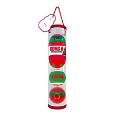 KONG Holiday Occasions Balls Christmas Dog Toy (4 Pack)