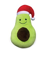 Kazoo Avocado Medium Plush Christmas Dog Toy