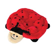 ZippyPaws Squeakie Crawlers Betsey The Ladybug Plush Dog Toy