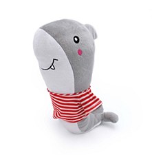 ZippyPaws Playful Pal Shelby The Shark Plush Dog Toy