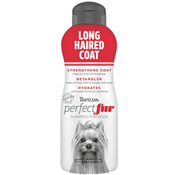 Tropiclean PerfectFur Long Haired Coat Dog Shampoo 473ml