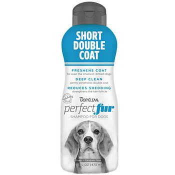 Tropiclean PerfectFur Short Double Coat Dog Shampoo 473ml