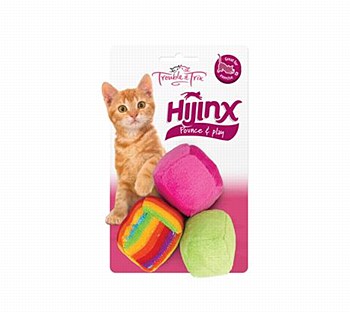 Trouble &amp; Trix HiJinx Balls Cat Toys (3 Pack)
