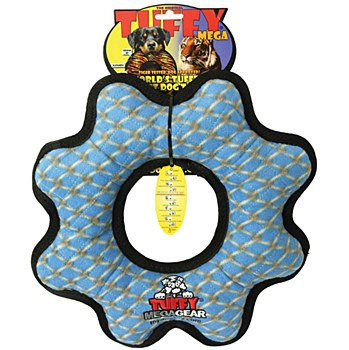 Tuffy Mega Gear Ring Chain Pattern Dog Toy