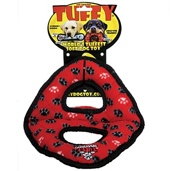 Tuffy Ultimate 3-Way Ring Red Dog Toy